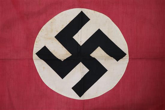 A Swastika flag